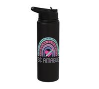 Sé amable - Maestra Spanish Language Teacher Stainless Steel Insulated Water Bottle
