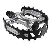 Se Bikes Bear Trap 9/16´´ Pedals Silver One Size Black