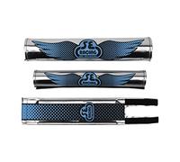 SE Bikes Wing Padset Chrome Black Blue