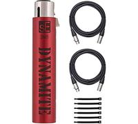 sE Electronics DM1 Dynamite Active In-line Microphone Preamp with 28dB Gain Bundle with 2 20-FT XLR Microphone Cables and 7-Pack Cable Ties
