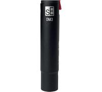 sE Electronics DM3 Black Active Inline DI with Ultra-HiZ Input & 10 MΩ High-Impedance - Compact Instrument DI with High Headroom & Lockable 1/4" Input for Guitar, Bass & Keys