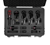 SE ELECTRONICS V Pack Arena Black Drum Mic Kit for Toms, Snares & Bass Drums - Includes 1 V Kick, 3 V Beats, 3 V Clamps, 1 V7 X Instrument Microphone, 2 sE8 Condensers & More