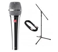 sE Electronics V7 Dynamic Microphone Chrome Bundle