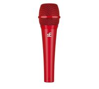 SE ELECTRONICS V7 Supercardioid Dynamic Handheld Vocal Microphone - Red Supercardioid Dynamic Microphone with Integrated Shockmount and Internal Windscreen