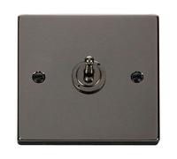 SE Home Black Nickel 1 Gang 2 Way 10AX Toggle Light Switch SE Home Black