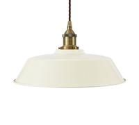 SE Home Clay White Chancery Pendant Light - Antique Brass - Brown Twisted SE Home White