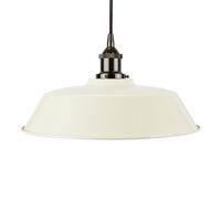 SE Home Clay White Chancery Pendant Light - Black Nickel - Black Round SE Home White