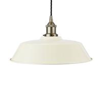 SE Home Clay White Chancery Pendant Light - Brushed Chrome - Black Twisted SE Home White
