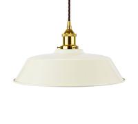 SE Home Clay White Chancery Pendant Light - Gold - Brown Twisted SE Home White