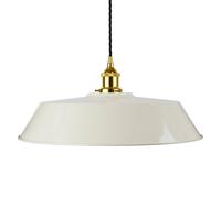 SE Home Clay White Large Chancery Pendant Light - Gold - Black Twisted SE Home White