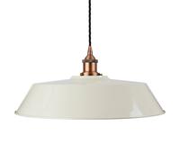 SE Home Clay White Large Chancery Pendant Light - Matt Antique Copper SE Home White