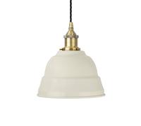 SE Home Clay White Lincoln Pendant Light - Antique Brass - Brown Twisted SE Home White