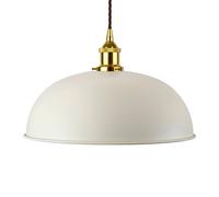 SE Home Clay White Worcester Pendant Light - Gold - Brown Twisted SE Home White