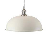 SE Home Clay White Worcester Pendant Light - Nickel - Grey Twisted SE Home White