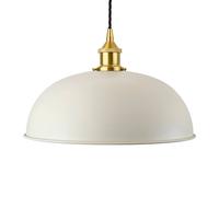 SE Home Clay White Worcester Pendant Light - Polished Brass - Black Twisted SE Home White