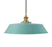 SE Home Duck Egg Blue Large Chancery Pendant Light - Antique Gold SE Home Blue