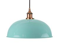 SE Home Duck Egg Blue Worcester Pendant Light - Matt Antique Copper SE Home Blue