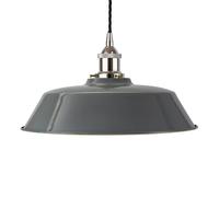 SE Home French Grey Chancery Pendant Light - Nickel - Black Twisted SE Home Grey