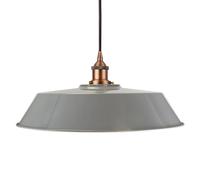 SE Home French Grey Large Chancery Pendant Light - Matt Antique Copper SE Home Grey