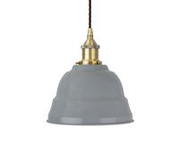 SE Home French Grey Lincoln Pendant Light - Antique Brass - Brown Twisted SE Home Grey