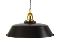 SE Home Matt Black Chancery Pendant Light - Gold - Black Twisted SE Home Black