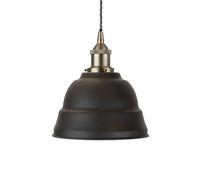 SE Home Matt Black Lincoln Pendant Light - Brushed Chrome - Grey Twisted SE Home Black