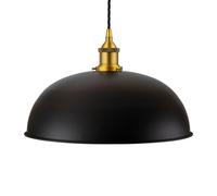 SE Home Matt Black Worcester Pendant Light - Antique Gold - Black Twisted SE Home Black