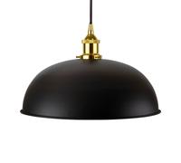 SE Home Matt Black Worcester Pendant Light - Gold - Black Round SE Home Black