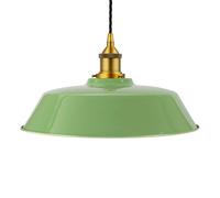 SE Home Mint Green Chancery Pendant Light - Antique Gold - Black Twisted SE Home Green