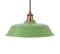 SE Home Mint Green Chancery Pendant Light - Matt Antique Copper SE Home Green