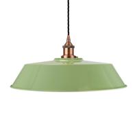 SE Home Mint Green Large Chancery Pendant Light - Matt Antique Copper SE Home Green