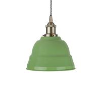 SE Home Mint Green Lincoln Pendant Light - Brushed Chrome - Grey Twisted SE Home Green
