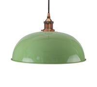SE Home Mint Green Worcester Pendant Light - Antique Copper - Black Round SE Home Green
