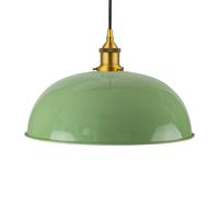 SE Home Mint Green Worcester Pendant Light - Antique Gold - Black Round SE Home Green