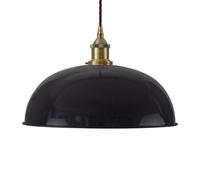 SE Home Navy Blue Worcester Pendant Light - Antique Brass - Brown Twisted SE Home Blue