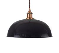 SE Home Navy Blue Worcester Pendant Light - Matt Antique Copper SE Home Blue