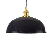 SE Home Navy Blue Worcester Pendant Light - Polished Brass - Black Twisted SE Home Blue