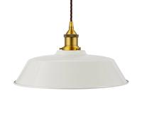 SE Home Pale Grey Chancery Pendant Light - Antique Gold - Brown Twisted SE Home Grey