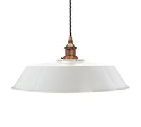 SE Home Pale Grey Large Chancery Pendant Light - Antique Copper SE Home Grey