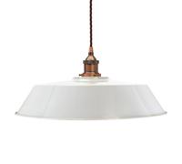 SE Home Pale Grey Large Chancery Pendant Light - Antique Copper SE Home Grey