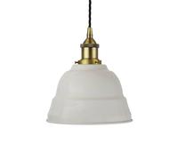 SE Home Pale Grey Lincoln Pendant Light - Matt Antique Brass - Black Twisted SE Home Grey