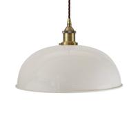 SE Home Pale Grey Worcester Pendant Light - Antique Brass - Brown Twisted SE Home Grey