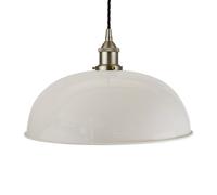 SE Home Pale Grey Worcester Pendant Light - Brushed Chrome - Black Twisted SE Home Grey