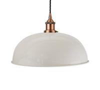 SE Home Pale Grey Worcester Pendant Light - Matt Antique Copper SE Home Grey