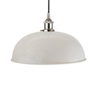 SE Home Pale Grey Worcester Pendant Light - Nickel - Black Round SE Home Grey