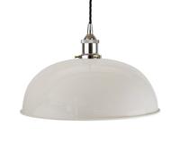 SE Home Pale Grey Worcester Pendant Light - Nickel - Black Twisted SE Home Grey