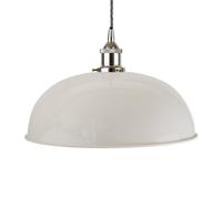 SE Home Pale Grey Worcester Pendant Light - Nickel - Grey Twisted SE Home Grey