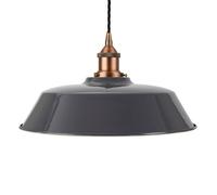 SE Home Slate Grey Chancery Pendant Light - Matt Antique Copper SE Home Grey