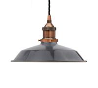 SE Home Slate Grey Small Trinity Metal Pendant Light - Antique Copper SE Home Grey