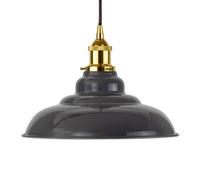 SE Home Slate Grey St Edmund's Pendant Light - Gold - Black Round SE Home Grey